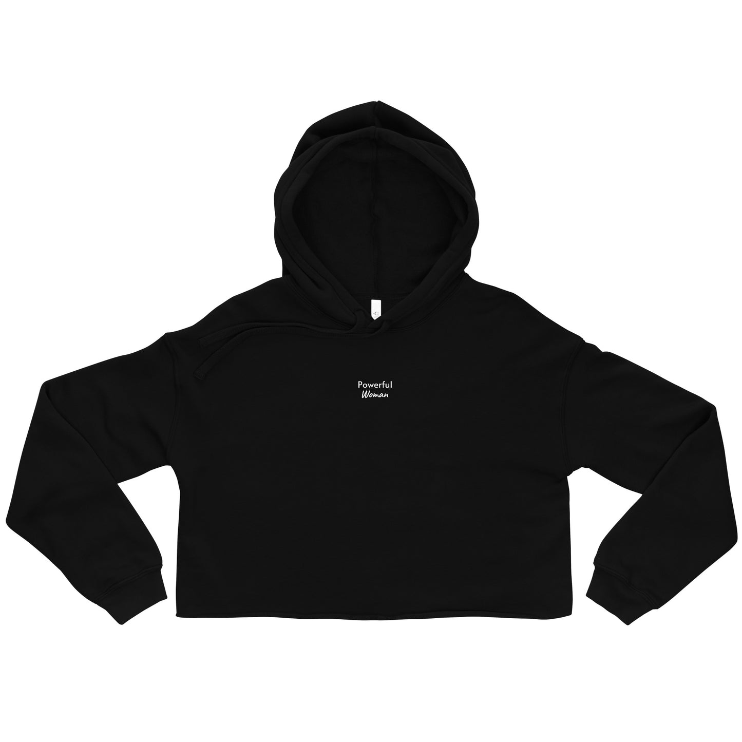 Powerful Woman Crop Hoodie