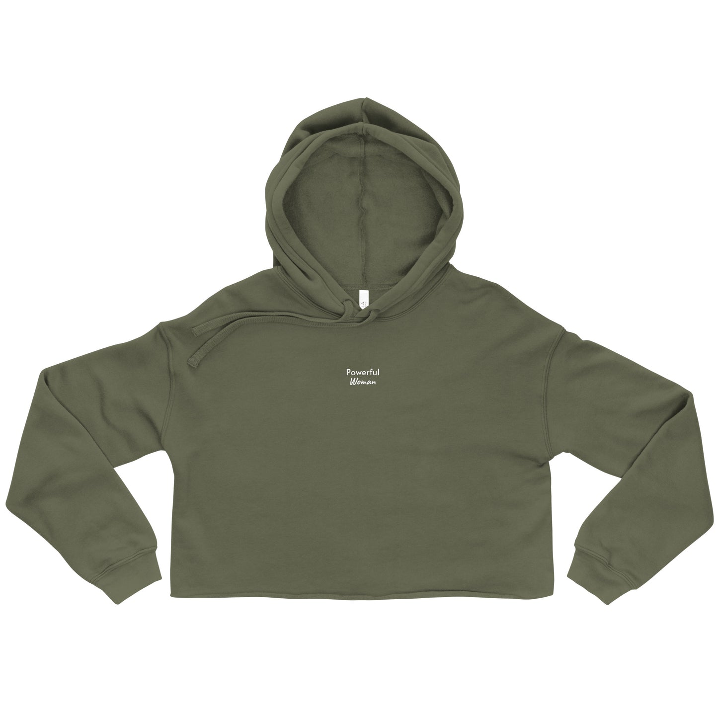Powerful Woman Crop Hoodie